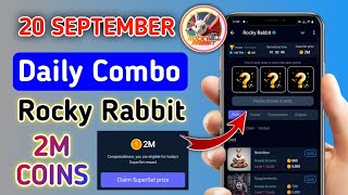 20 amp 21 September Rocky Rabbit Daily ComboToday Rocky Rabbit Superset CardRocky rabbit Daily Combo [upl. by Perla]