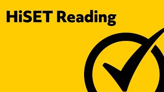 Best HiSET Reading Study Guide [upl. by Cecilius]