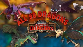 All 98 Dragons  Showcase  School of Dragons Archive [upl. by Thury]