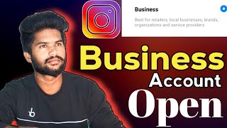 How To Open Instagram Business Account  Instagram Professioanl Account Open  Tamil rek [upl. by Nova]