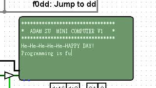 Logisim cpu micro code test [upl. by Aynosal]