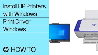 Installing an HP Printer using the Windows Print Driver  HP Printers  HP Support [upl. by Atiugal]