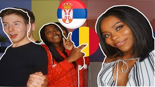 REACTION SERBIA vs ROMANIA Rap Hip Hop RnB Pop [upl. by Asa]