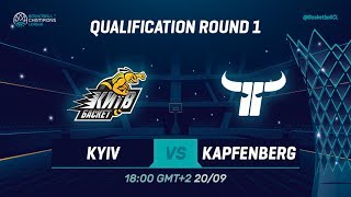 BC Kyiv v Kapfenberg Bulls  Qual Rd 1  Full Game  Basketball Champions League 201920 [upl. by Lorrimor903]