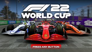 PLAYING A NEW FORMULA 1 WORLD CUP 2022 GAME [upl. by Amehr]