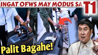 BEWARE OFWSMODUS SA AIRPORT NA BISTO TARGET MGA BAGAHE NG MGA OFWS [upl. by Adnwahsor]