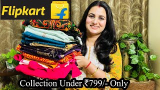 Diwali Special Flipkart Kurta Set Haul Under ₹799 Chikankari Kurta Set Anarkali Kurti Haul [upl. by Stouffer]