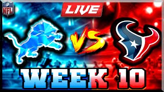 Detroit Lions vs Houston Texans NFL Week 10 Watch Party and Play by Play [upl. by Ninahs683]