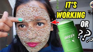 Green Mask Stick  Does This Green Mask Work I Tried Green Mask And Shocked 😳  Viral Video [upl. by Notrom]