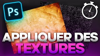 APPLIQUER UNE TEXTURE A UNE IMAGE  TUTO PHOTOSHOP [upl. by Laddie]