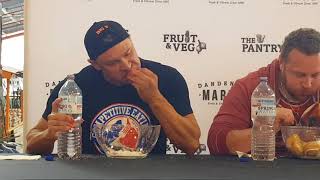 Dandee Donut Eating Competition at Dandenong Market 2018 [upl. by Bertelli]