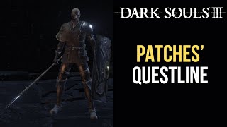 Unbreakable Patches questline  Dark Souls 3 [upl. by Aynat874]