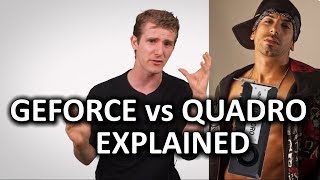 GeForce vs Quadro as Fast As Possible [upl. by Annid]