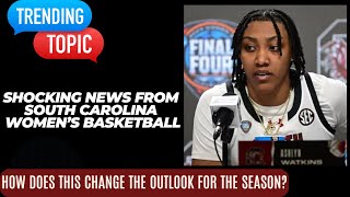 Ashlyn Watkins Shocking News From South Carolina Womens Basketball [upl. by Omik]