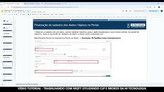 Utilizando Equipamento HI Tecnologia e Portal de Telemetria com Protocolo MQTT [upl. by Tunk]