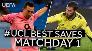 MARCHESÍN DE GEA UCL Best Saves Matchday 1 [upl. by Apps]