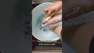 Pedicure at home diypedicureathome short youtubeshorts [upl. by Yak]