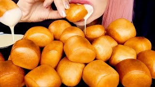 ASMR FLUFFY GOLDEN MANTOU  Crunchy Eating Sounds  Mukbang 먹방 [upl. by Heid]