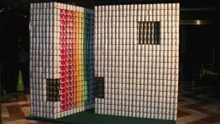 CANstruction New York City 2011 Gensler  WSP Flack  Kurtz Entry Time Lapse [upl. by Ecneitap765]