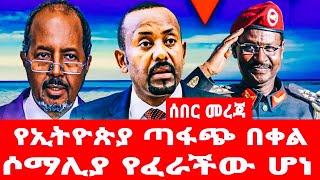 የኢትዮጵያ ጣፋጭ በቀል ሶማሊያ የፈራችው ሆነ [upl. by Florella97]