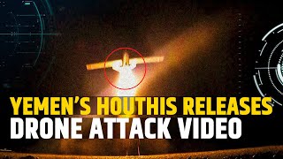 Israel Hamas War Yemen’s Houthis Releases Video Of Its Drone Attacks Against Israel  Watch Video [upl. by Llertnor]