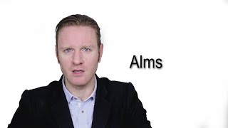 Alms  Meaning  Pronunciation  Word World  Audio Video Dictionary [upl. by Nosduh126]