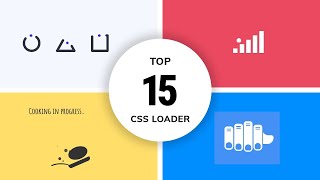 CSS Preloaders  15 Stunning CSS Loading Animation examples for your website [upl. by Shanda]