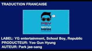 GENTLEMANPSY싸이젠틀맨 traduction française french lyrics [upl. by Lyudmila674]