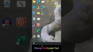 PC Wallpaper Change Karne Ka Sabse Tez Tarika windowstips shortvideo [upl. by Ardyth92]