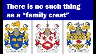 There is no such thing as a family crest [upl. by Asia]