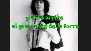 Patti Smith Gloria Sub esp [upl. by Yauq]