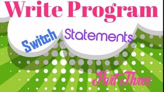 Switch statement program Amharic Vidio [upl. by Jaquenette]