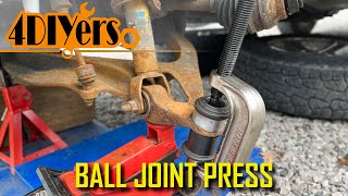 How to Use a Ball Joint Press [upl. by Enyar]