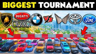 GTA 5 Indian Cars Vs Super Cars 🔥 BIGGEST RACING TOURNAMENT 😱 GTA 5 MODS [upl. by Jae]