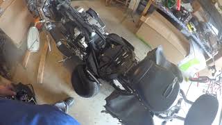 how to remove seat yamaha roadstar xv1600 xv1700 [upl. by Armitage]