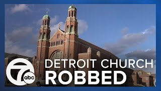 Detroit church robbed of donations set to be raffled during fundraiser [upl. by Anihs]