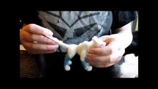 Needle felting tip  working with an armature [upl. by Yeleen]