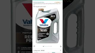 38  off Valvoline Restore amp Protect Full Synthetic 5W20 Motor Oil 5 QT [upl. by Nivrek915]