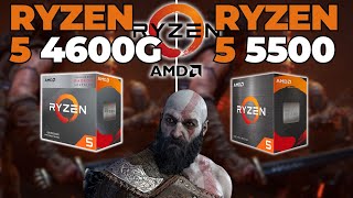 Ryzen 5 4600G vs Ryzen 5 5500  Qual a Diferença [upl. by Octavie]