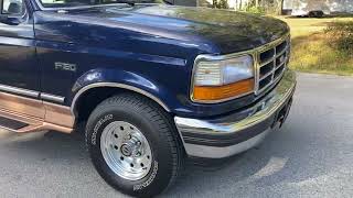 1995 FORD f150 50 5 speed Eddie Bauer walk around OBS F150 [upl. by Asit]