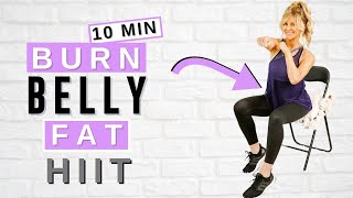 10 Minute Seated Abs Workout For Women Over 50 At Home 🔥 Burn Belly Fat FAST [upl. by Kwok874]