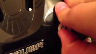 How to take the stickers off of your hockey helmet [upl. by Eceinwahs]