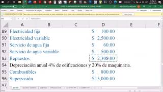 07 PRESUPUESTO DE GASTOS INDIRECTOS DE FABRICACIÓN [upl. by Dloniger506]