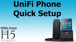 Ubiquiti Phone Quick Setup [upl. by Nesila349]