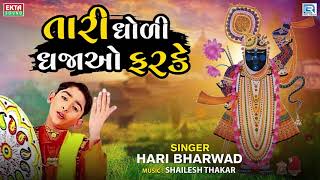 Hari Bharwad Superhit Bhajan  Tari Dhodi Dhajao Farke  તારી ધોળી ધજાઓ ફરકે  Gujarati Bhakti Song [upl. by Westerfield]