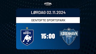 Futsal Gentofte vs København Futsal [upl. by Ahsiena787]