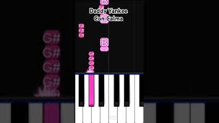 Daddy Yankee  Con Calma  Piano Easy Tutorial For beginners piano easy pianotutorial [upl. by Reiser]