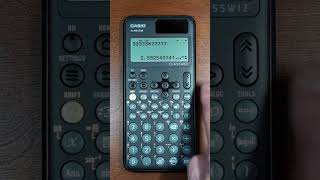 CASIO fx991CW Classwiz  ENG Notation [upl. by Gelasius]