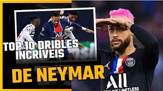 NEYMAR JR TOP 10 DRIBLES INCRÍVEIS DO NEYMAR PELO PSG neymar psg neymarjr [upl. by Jedd17]