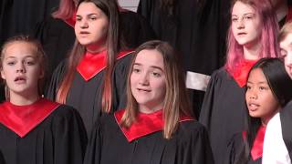 Christmas on Broadway by Higgins  SLHS Combined Choirs [upl. by Lubbock]